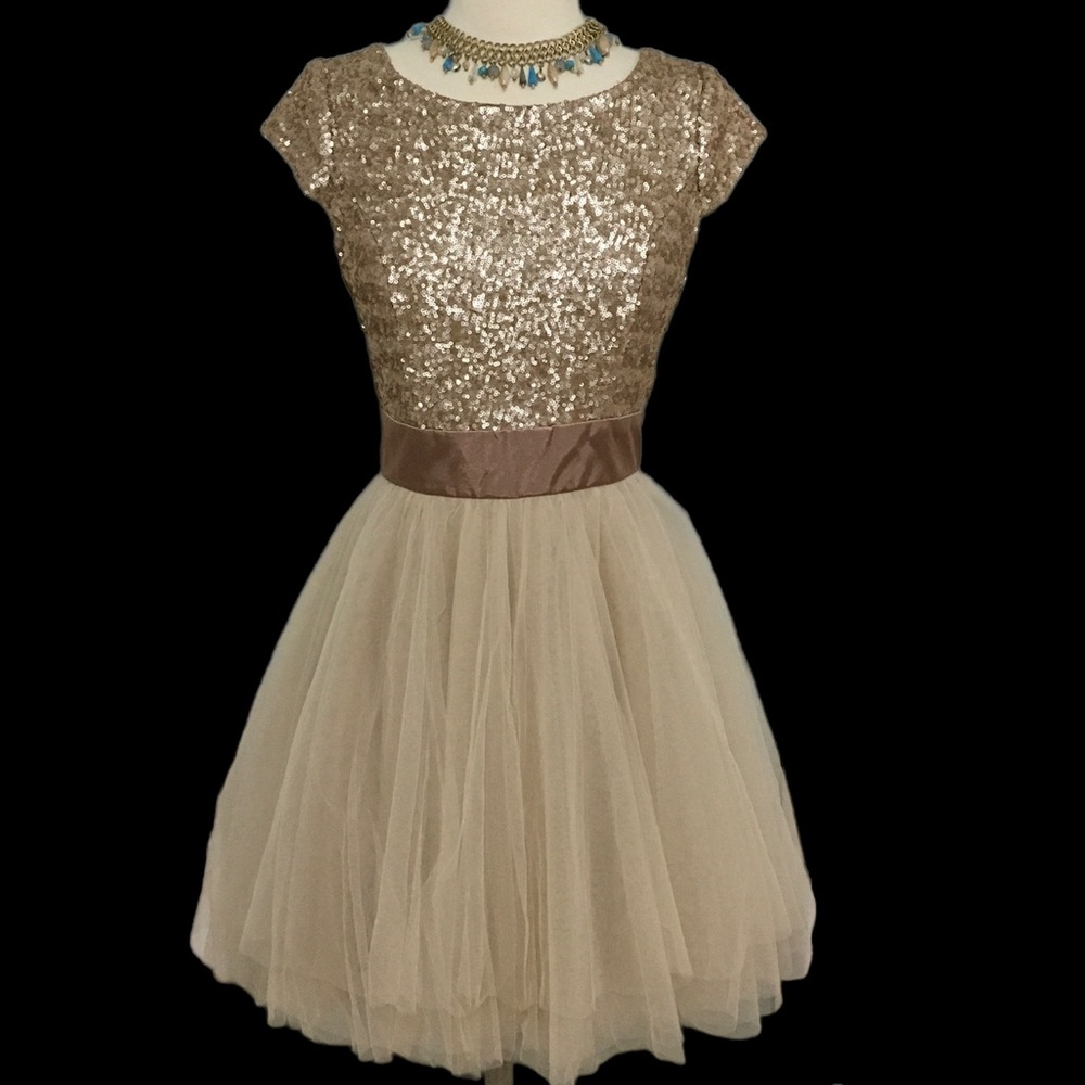 Champagne Party Dress